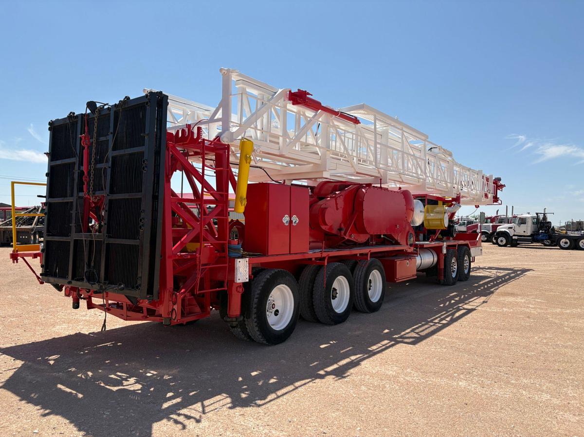 Used 2008 RIG WORKS MUSTANG 550 5-AXLE WELL SERVICE RIG