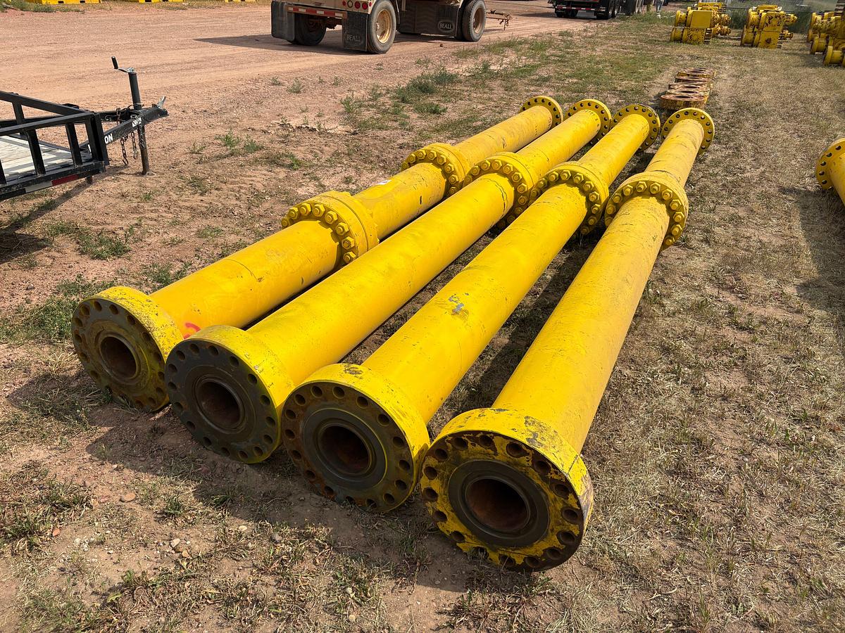 Used (7) 7-1/16” x 10’ & (2) 7-1/16” x 5’ spacer spools
