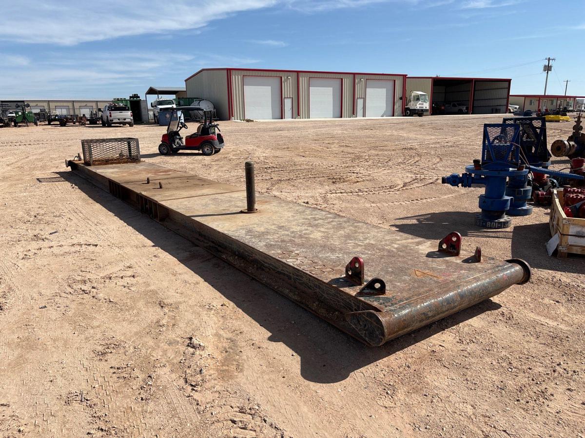 Used 40’ x 5’ x 1’ base beam