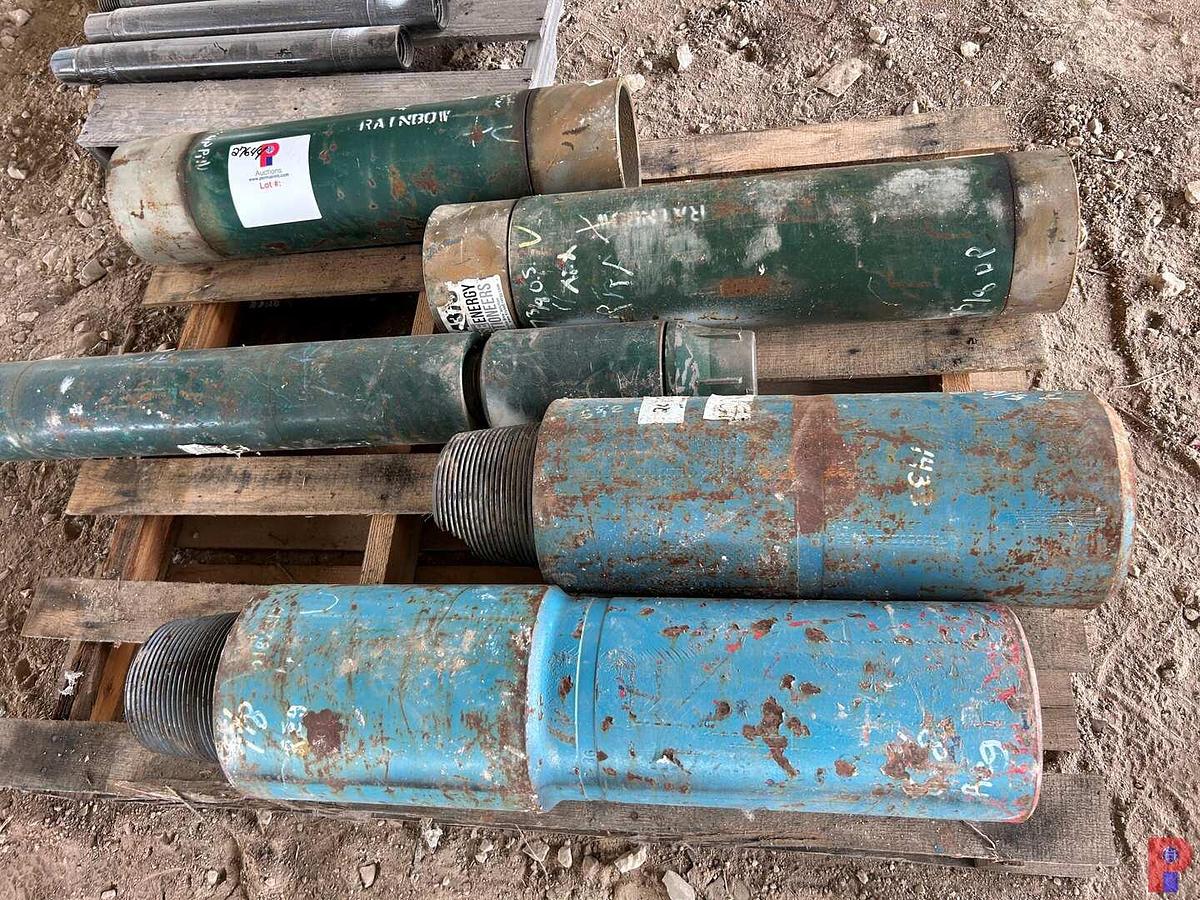Used PALLET W/ 7-5/8” REG BOX & PIN END SUBS, (2) 7-3/8” X  7-5/8” BOX & PIN END SUBS