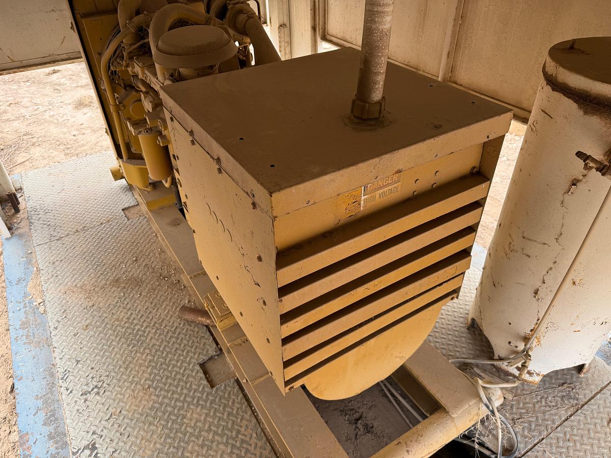 Used CATERPILLAR 3304DI DIESEL GENERATOR HOUSE, SKIDDED