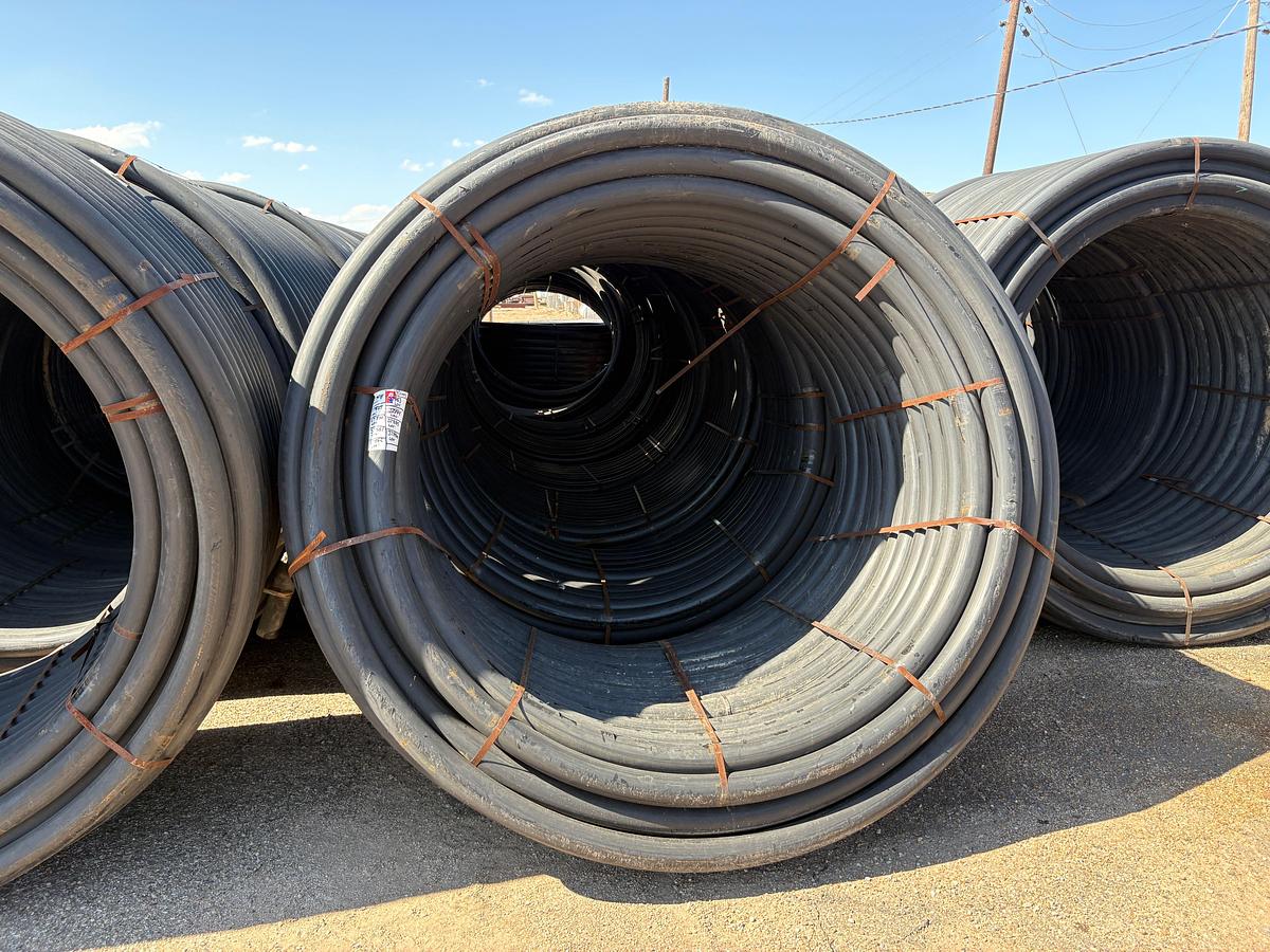 Used 1000’ ROLL OF USED 3” IPS POLY PIPE