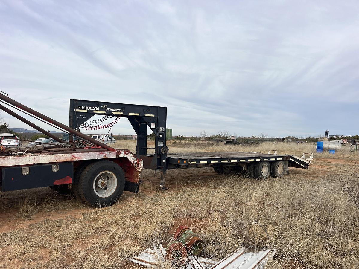 Used 1997 KALYN SIEBERT 25’ DOVE TAIL GOOSENECK TRAILER