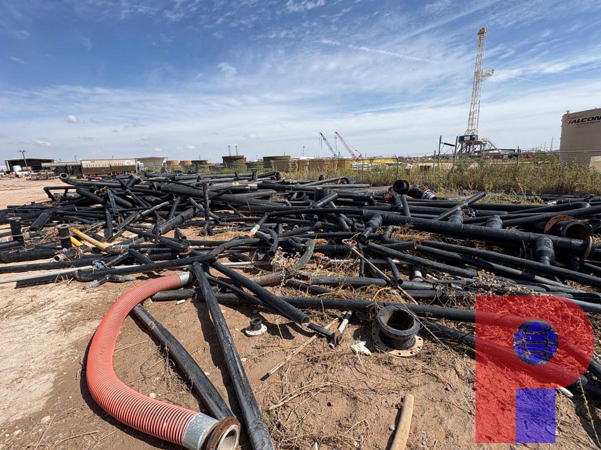Used LARGE ASSORTMENT OF 3” - 10” DIAMETER POLY PIPE JOINTS, CUT OFFS & FITTINGS