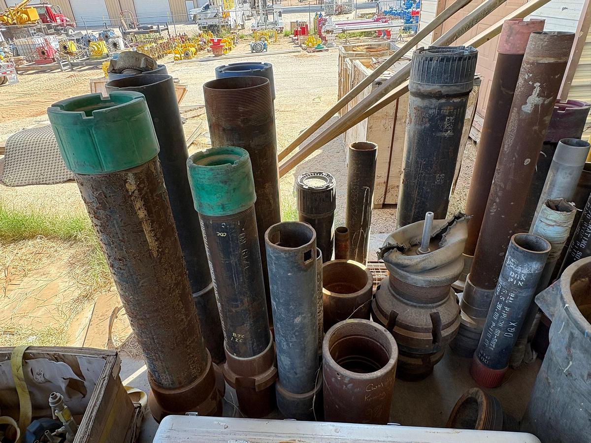 Used Lot of assorted 4-1/4” to 9-5/8” casing pup jts w/ hangers, running tools