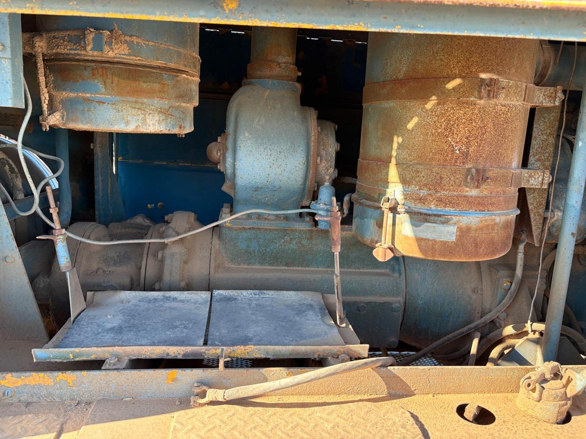 Used INGERSOLL RAND GYROFLOW AIR COMPRESSOR P/B: DIESEL ENGINE, SKIDDED