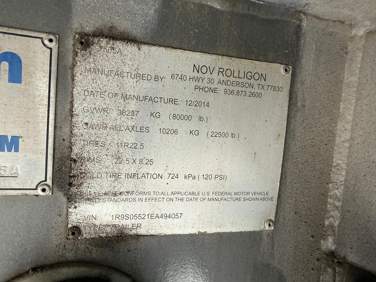 Used 2014 NOV HT-270 Hydration Unit Trailer