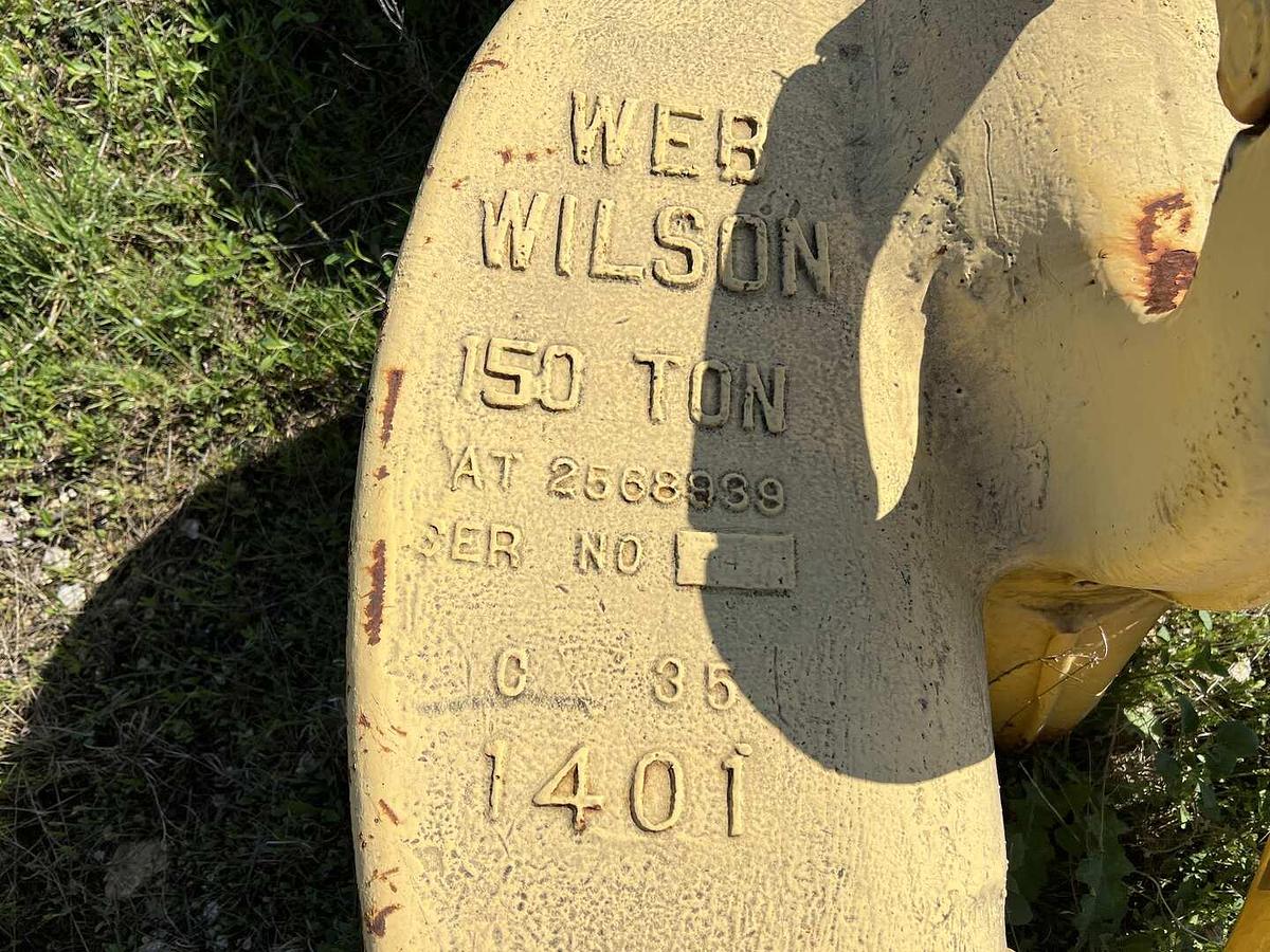 Used MCKISSICK 150 TON BLOCK