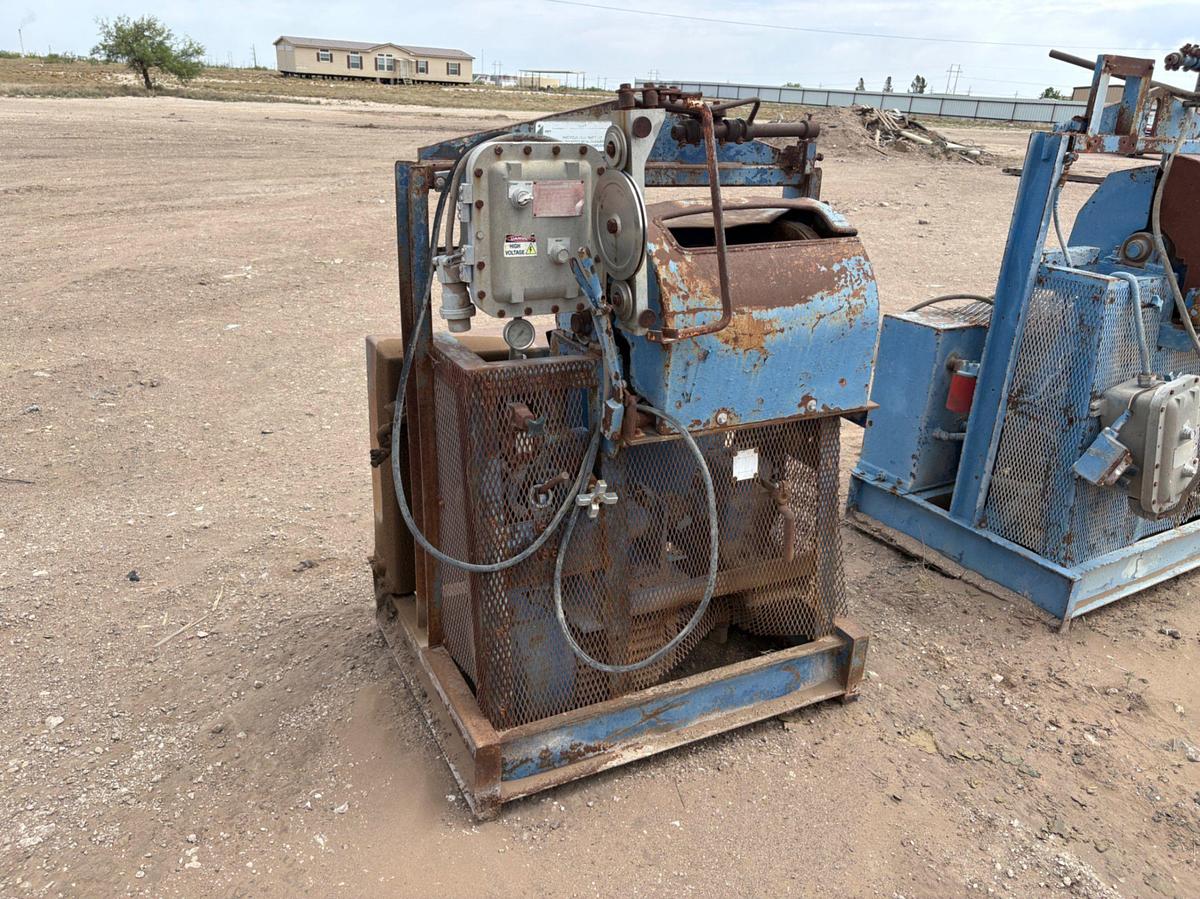 Used Oil works model 1600 wireline machine