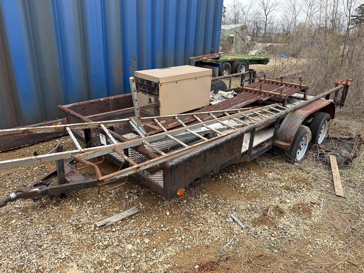 Used 16’ T/A BUMPER PULL UTILITY TRAILER