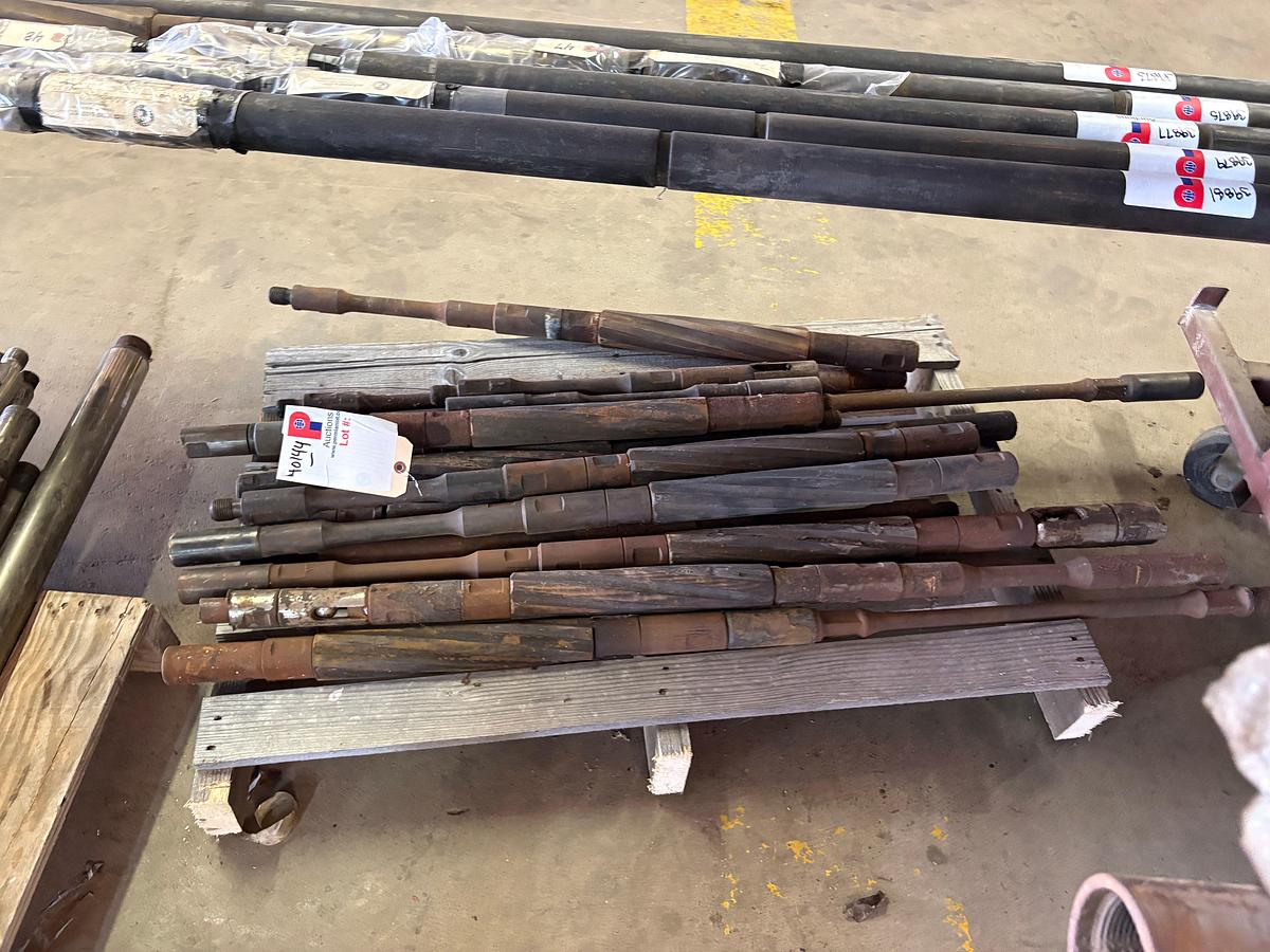 Used (14) 2-1/2” spiral rod guides