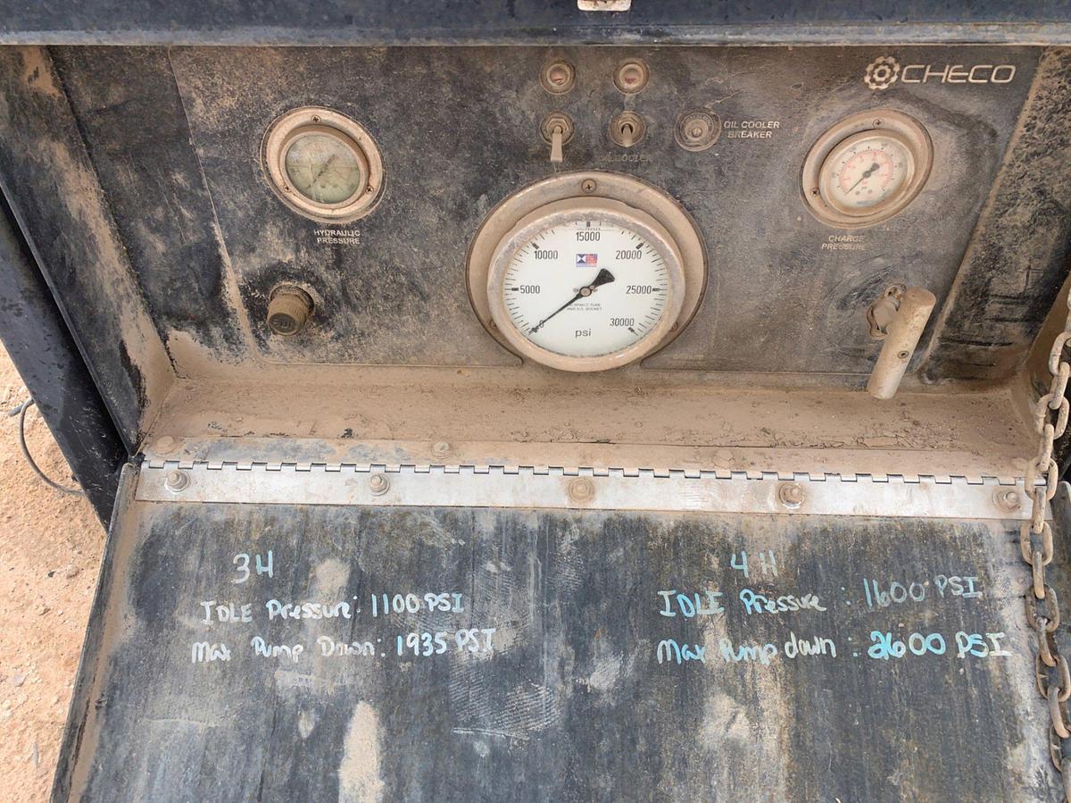 Used CHECO Skidded Grease Injection Unit