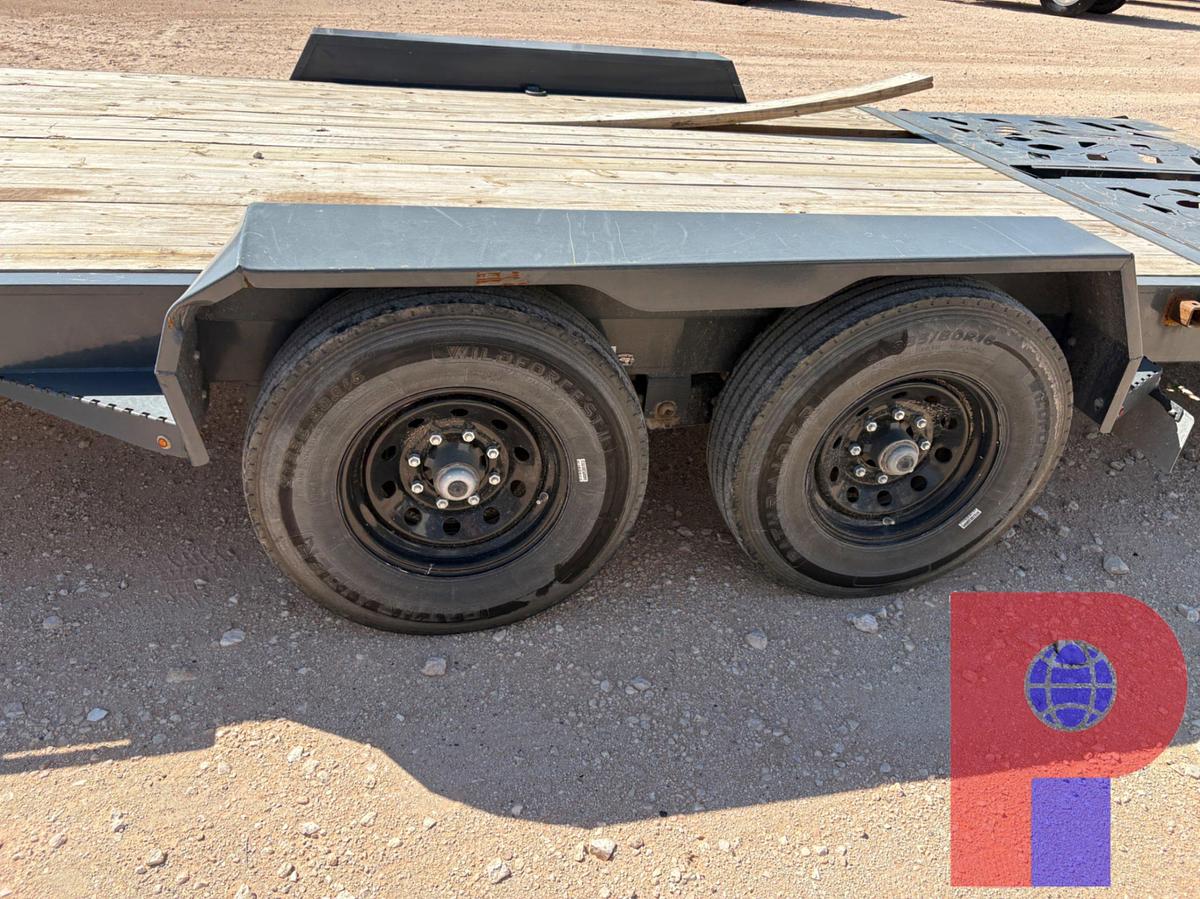Used 2025 METALIUM INDUSTRIES 24’ X 7’ T/A BUMPER PULL CAR HAULER TRAILER