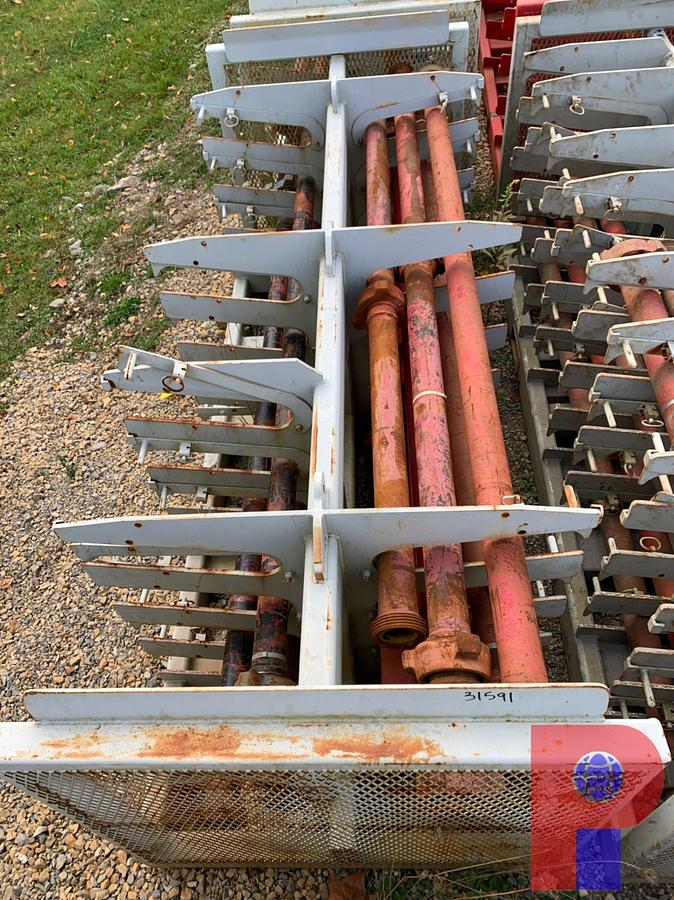 Used (16X$) 10’ JTS. OF 3” FIG 1502 15K WP FLOW IRON ON TRANSPORT RACK