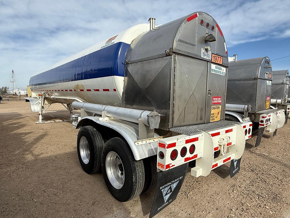 Used 2009 CS&P 7,600 GAL. LN2 NITROGEN T/A TRANSPORT TRAILER