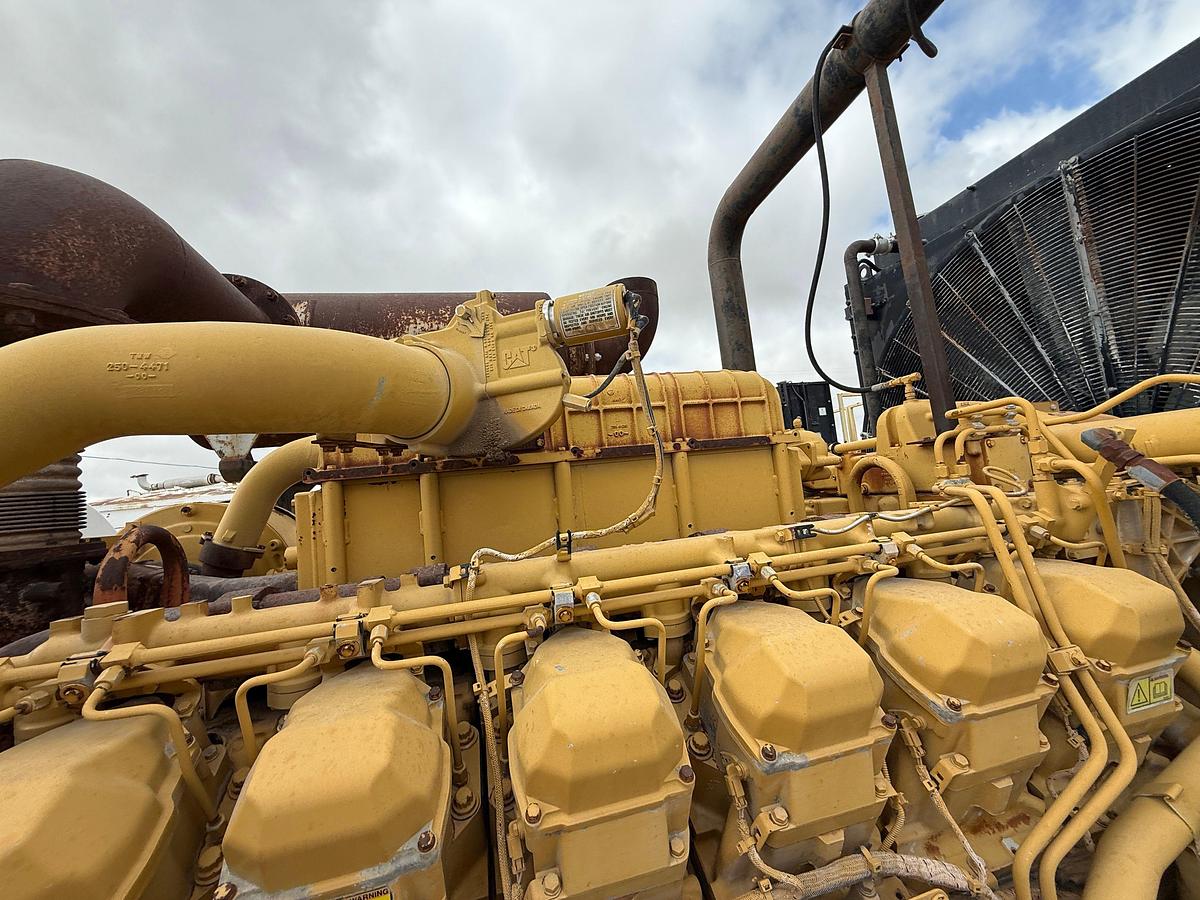 Used 2011 GARDNER DENVER PZ11 TRIPLEX DRILLING MUD PUMP P/B CATERPILLAR 3512, SKIDDED