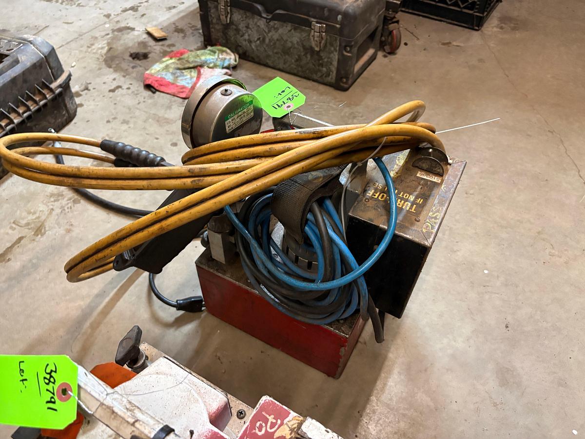 Used (2) Global bolting technologies 10k psi hydraulic power packs