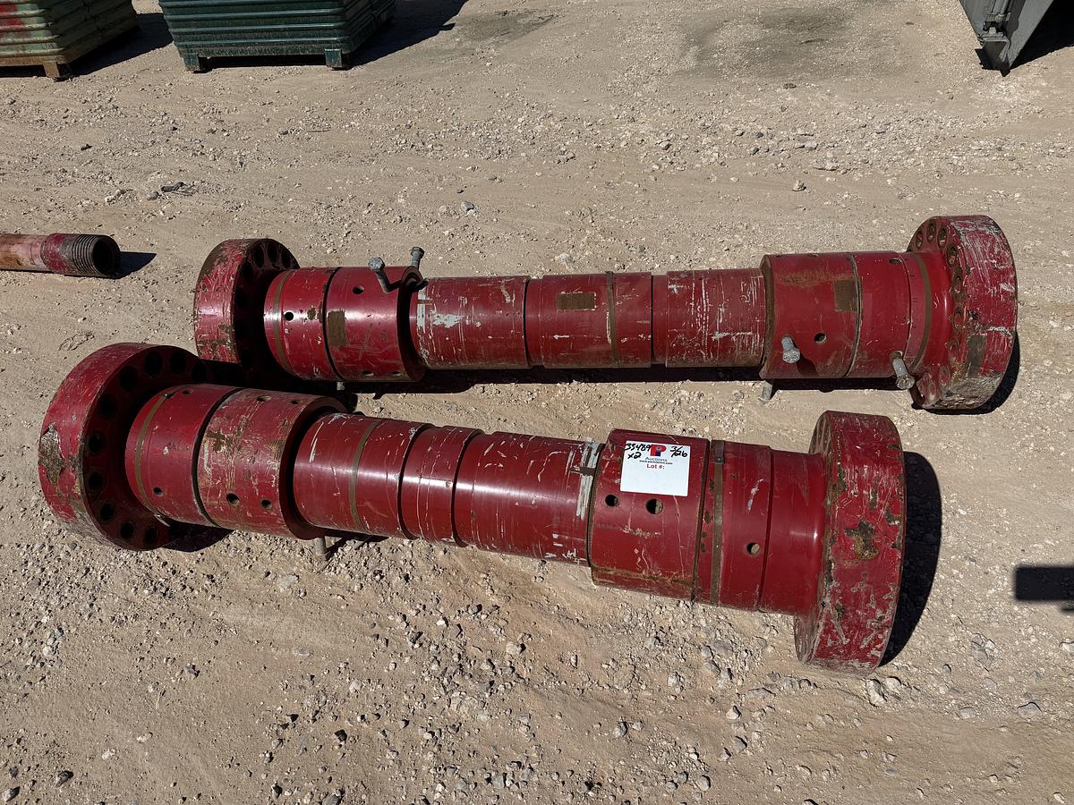 Used (2) 7-1/4” X 5.9’L 15K WP FLANGED SWIVEL SPOOL RISERS