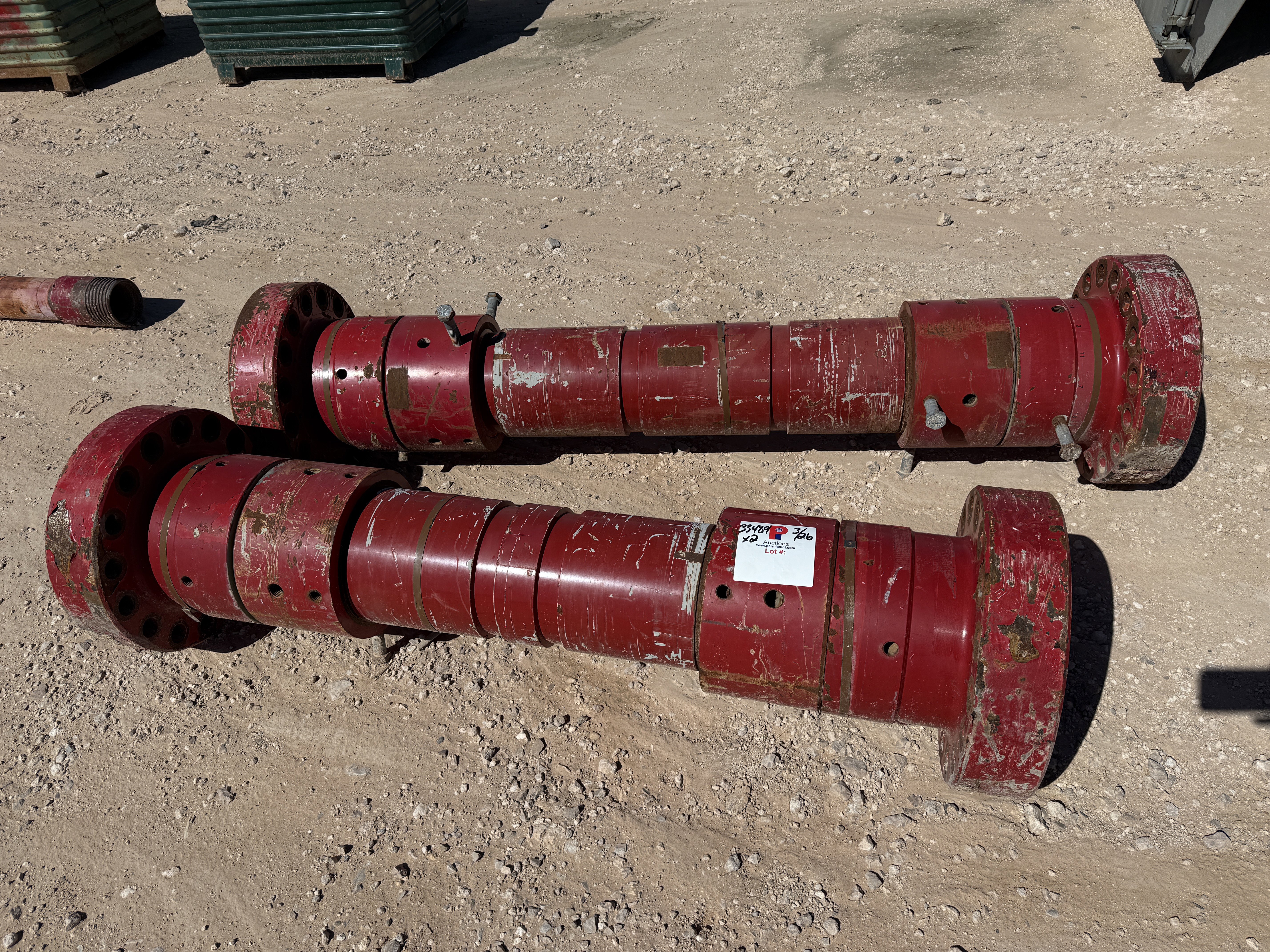 Used (2) 7-1/4” X 5.9’L 15K WP FLANGED SWIVEL SPOOL RISERS