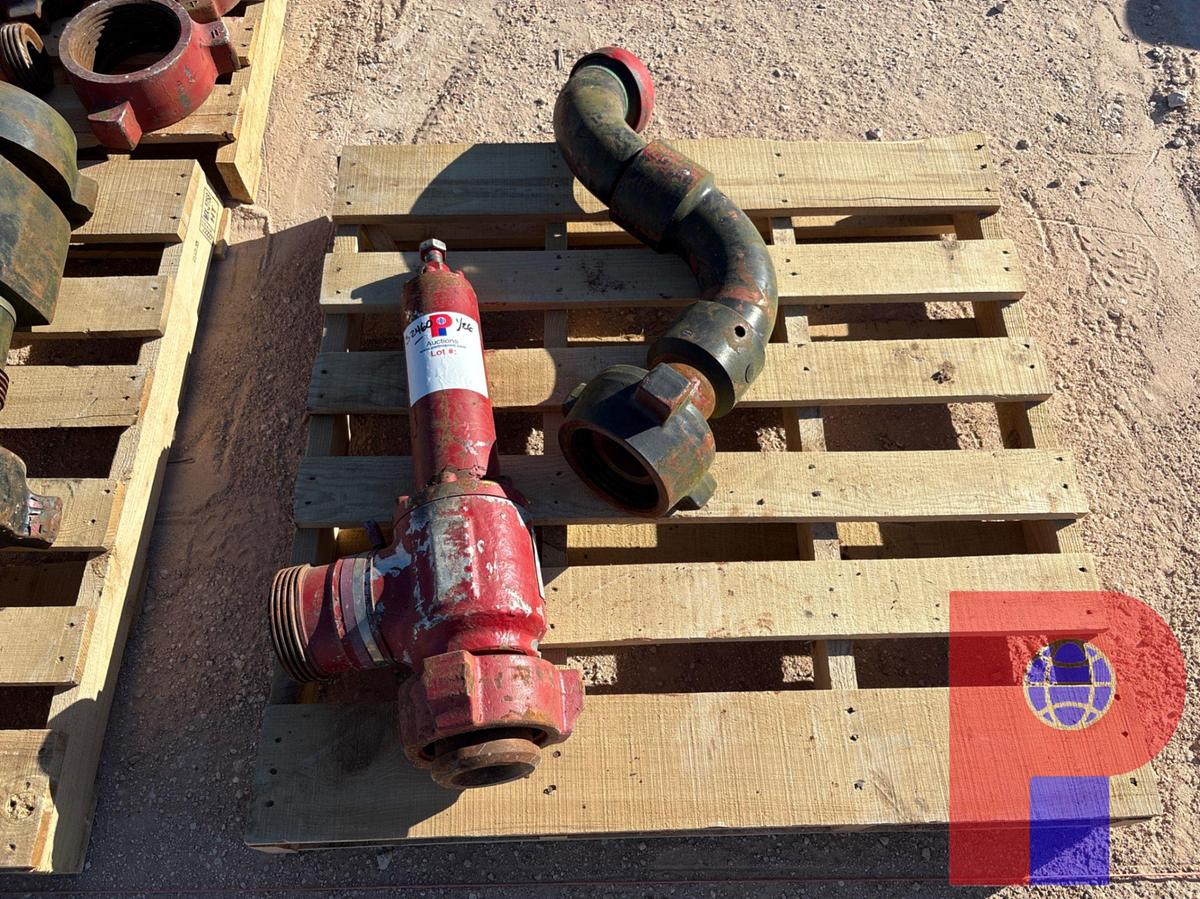 Used (1) FORUM 3” 1502HD STYLE 50 CHIKSAN & (1) SPM 3” 1502 RELIEF VALVE