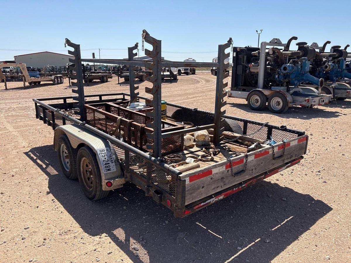 Used PJ 16’ X 7’ T/A BUMPER PULL TOOL TRAILER