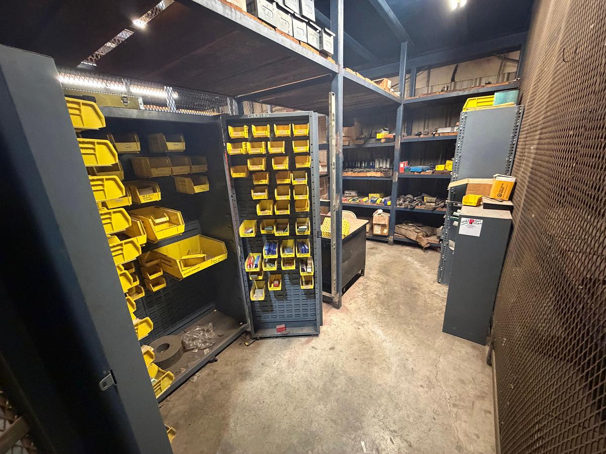 Used 15x8 Room Full Of Machining Tools, parts & supplies