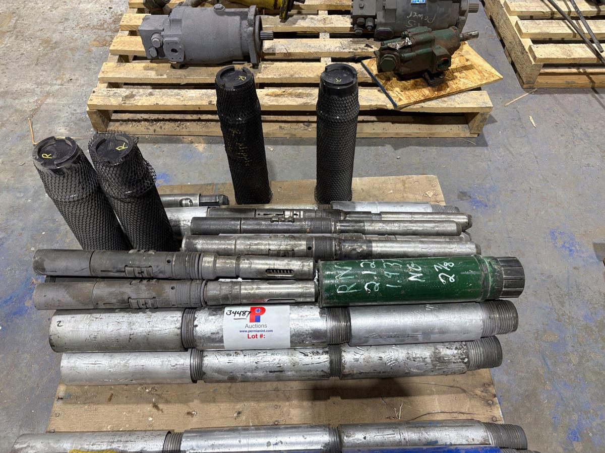 Used (10) 2.31 pump through plugs (Dart Valves) w/ (23) nipples