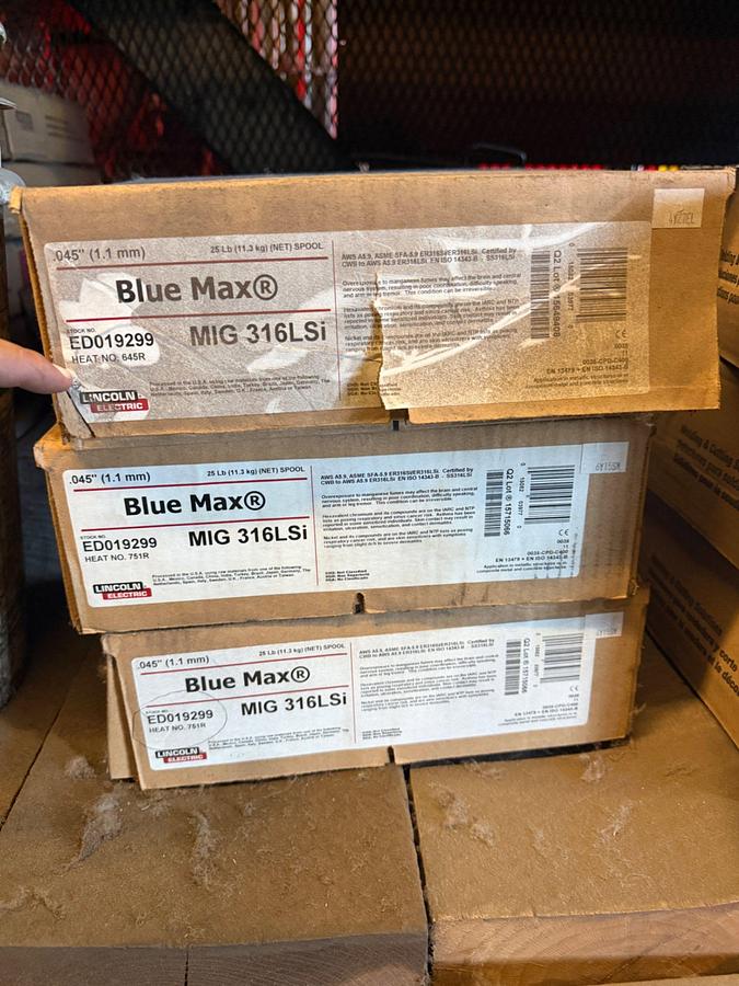 Used 20+ Boxes of MIG Welding Wire & 15+ boxes of welding rods