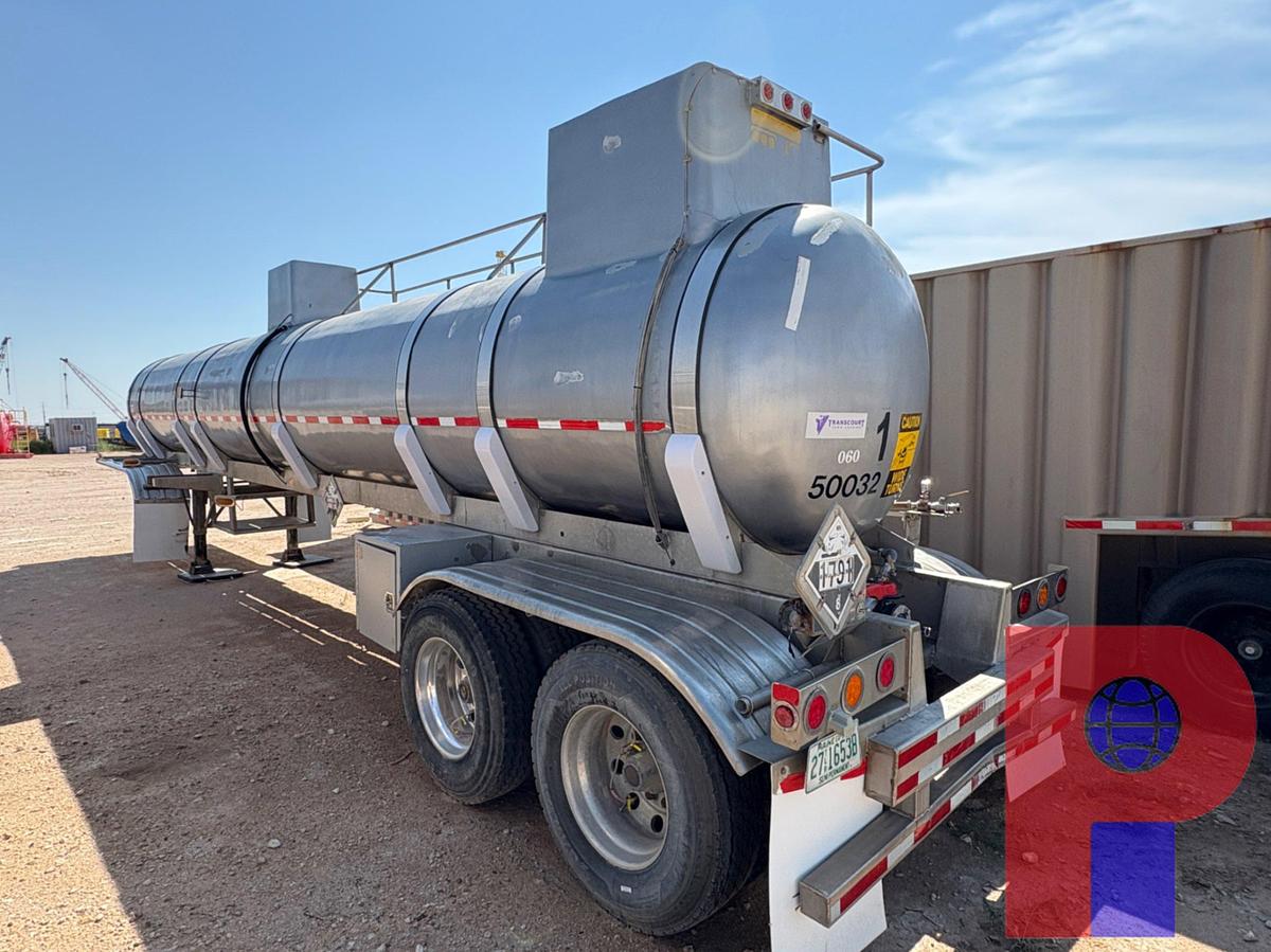 Used 2012 TANKCON  5,400 GALLON T/A CHEMICAL TRANSPORT TRAILER