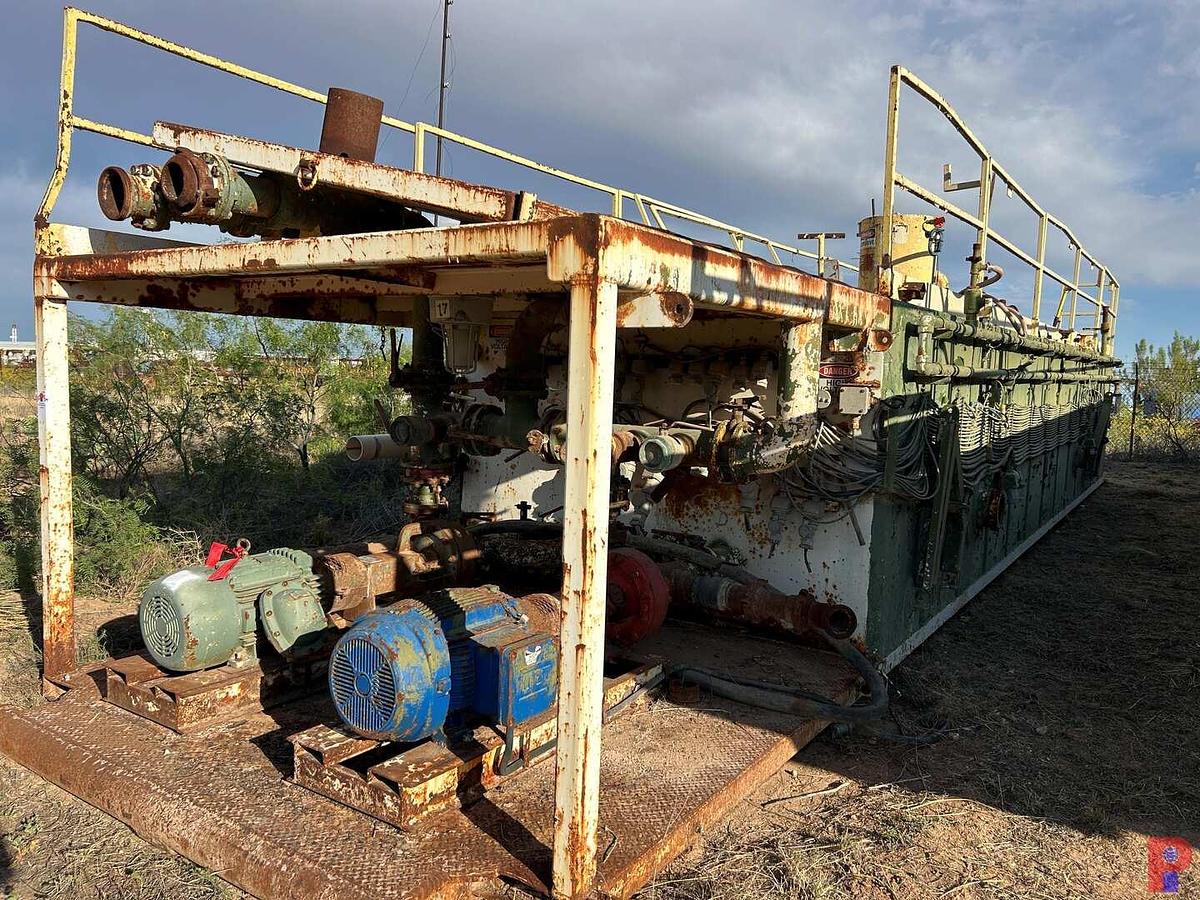 Used 52’ X 12’ X 5’ 515 BBL SUCTION PIT TANK