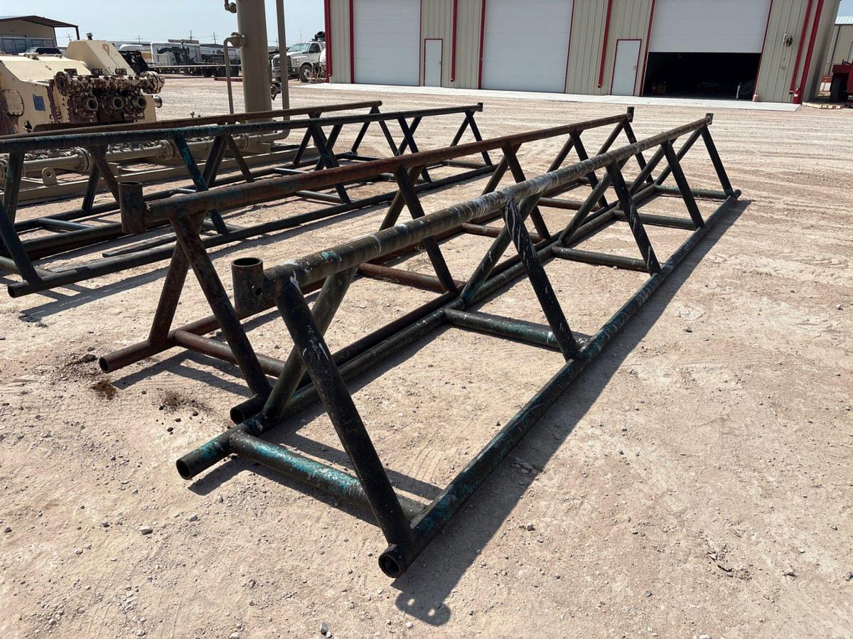 Used (2x$) 25’ x 36” triangle pipe racks