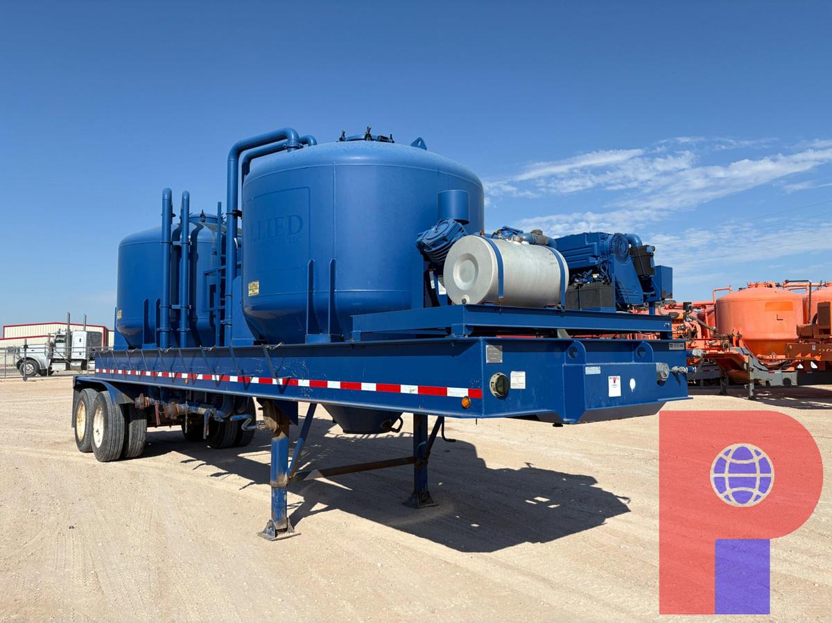 Used 2012 WADSWORTH 34’ X 8’ 660 2-POD T/A DRY BULK TANK TRAILER