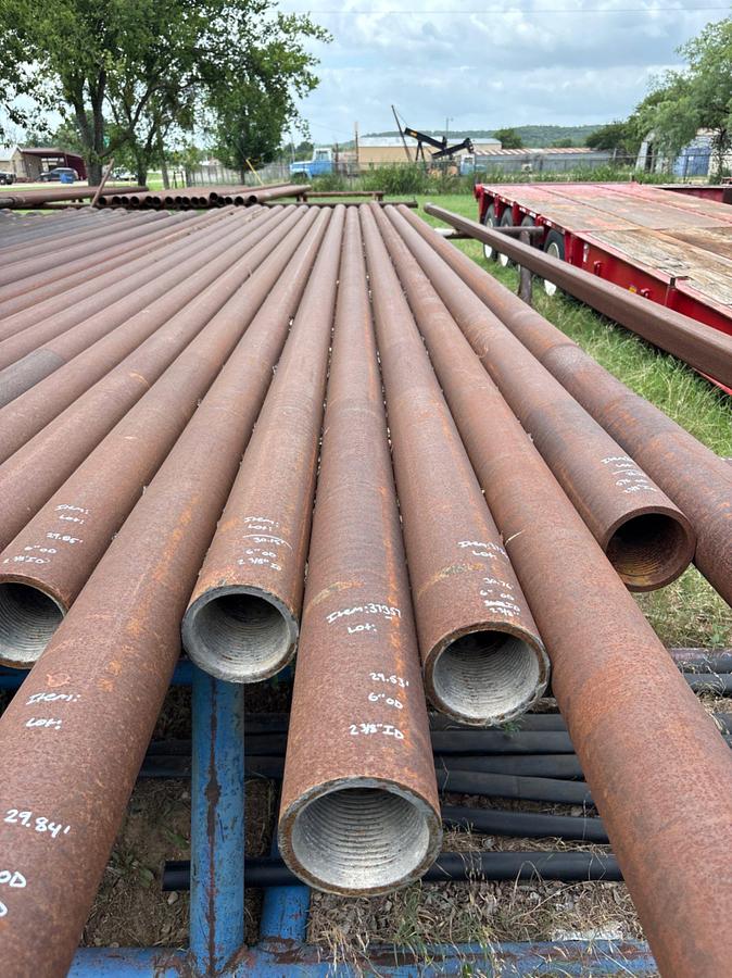 Used 6”OD x 2-3/8”ID x 29.53’L 4-1/2XH SLICK DRILL COLLAR