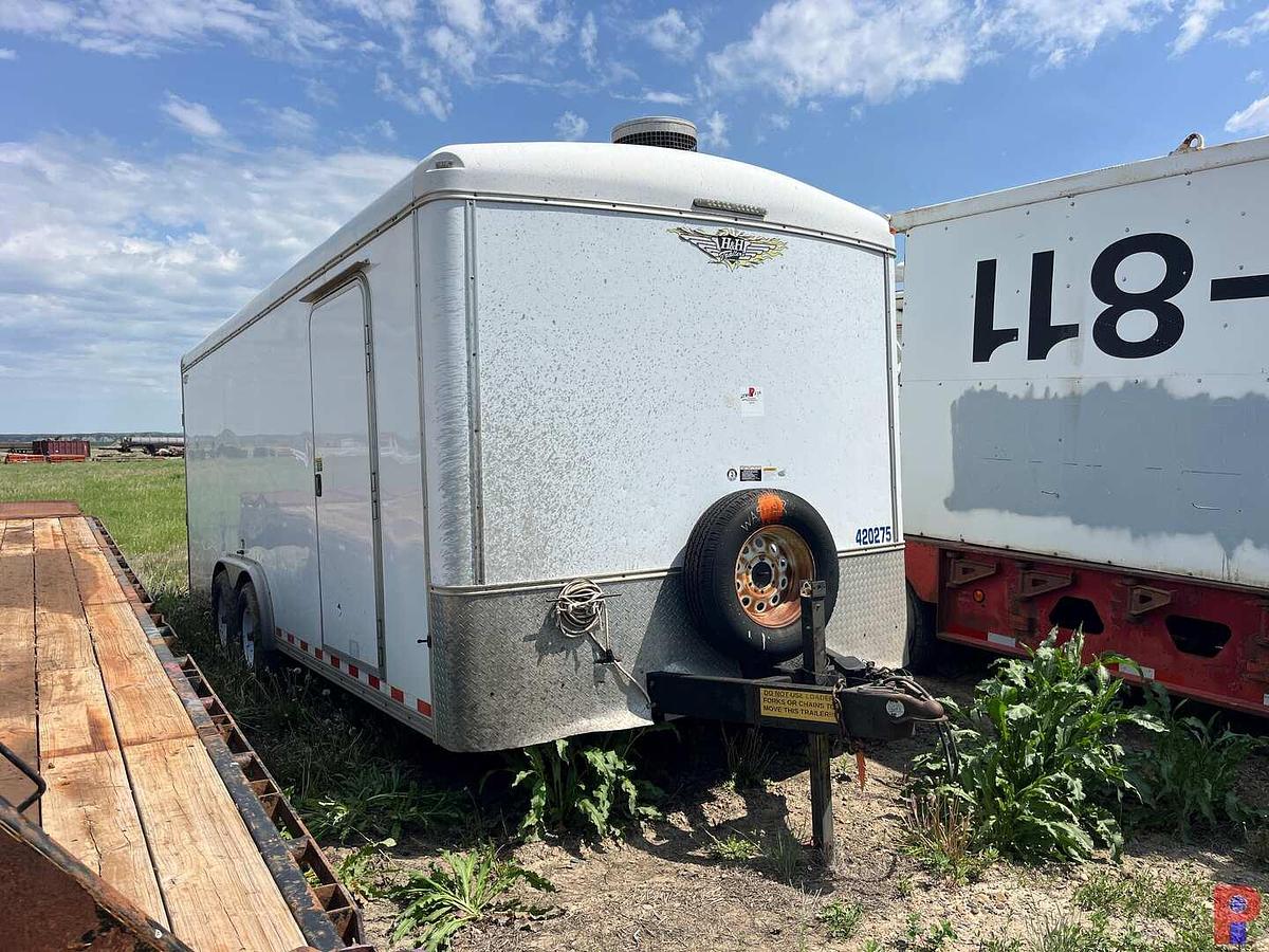 Used 2008 H&H 20’ T/A BP ENCLOSED PRESSURE WASHER TRAILER
