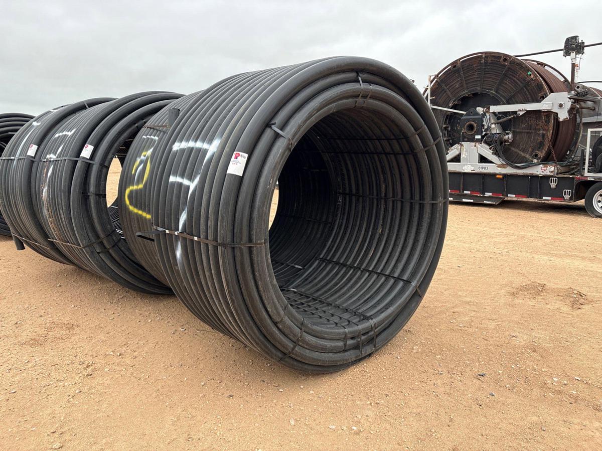 Used APPROX. 1000’ ROLL OF 3” IPS DR 7 POLY PIPE