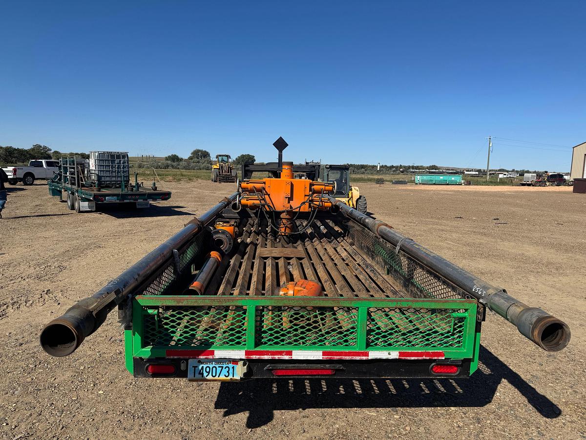 Used 2017 STEWART WIRELINE LUBRICATOR WITH BOP TRAILER