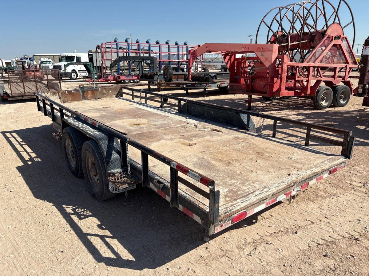 Used 20’ x 7’ t/a bumper pull utility trailer