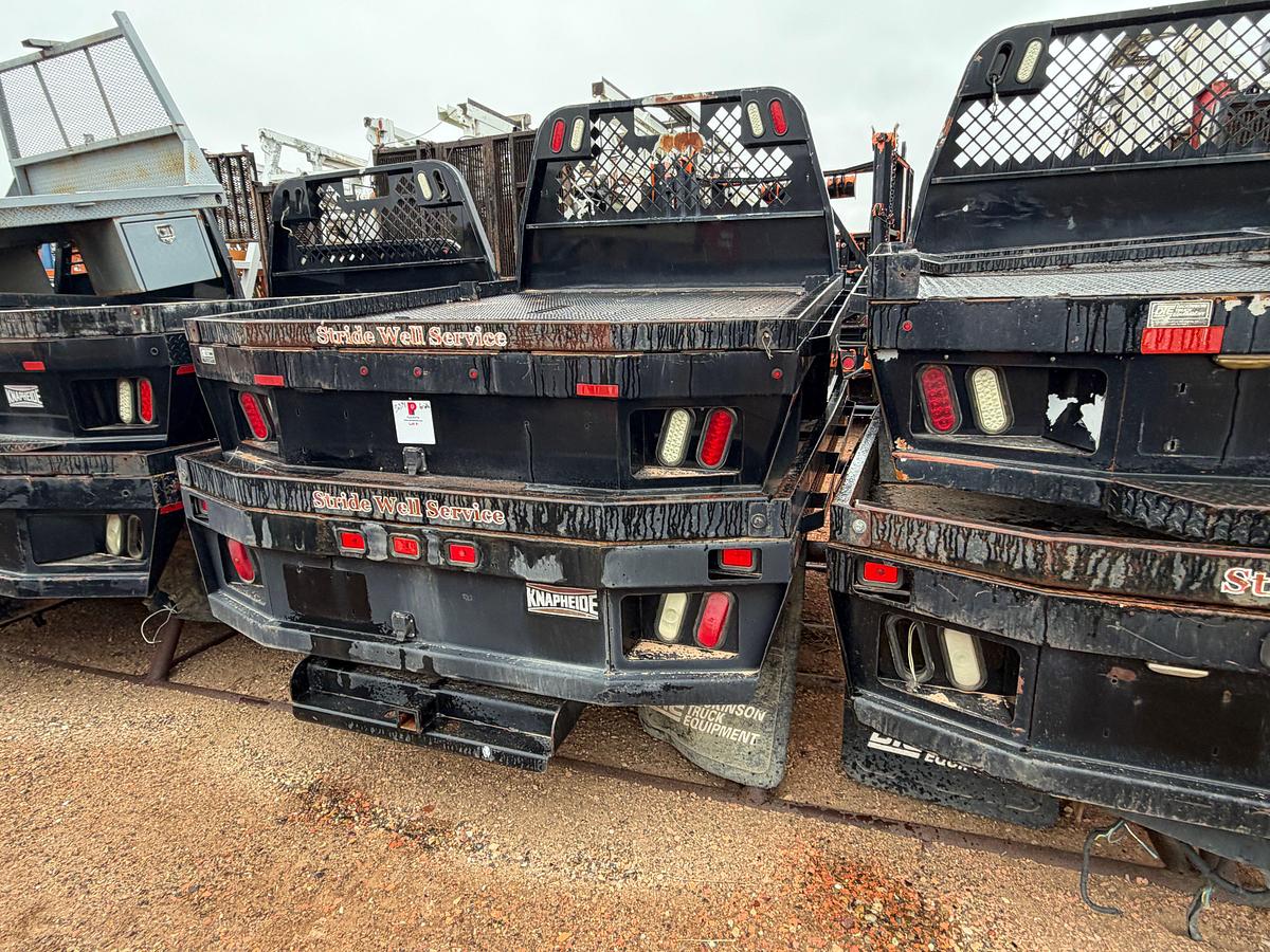 Used (2) KNAPHEIDE Steel Pickup Flatbeds