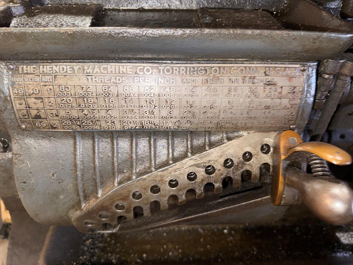 Used THE HENDEY MACHINE 48”x12” TABLE HORIZONTAL LATHE W/ SOME TOOLING