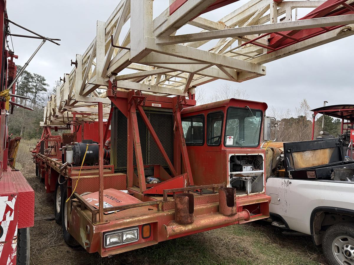 Used 2003 FRANKS / NOV 1287/160 96’-210K 4-AXLE WELL SERVICE WORKOVER RIG (INCOMPLETE)