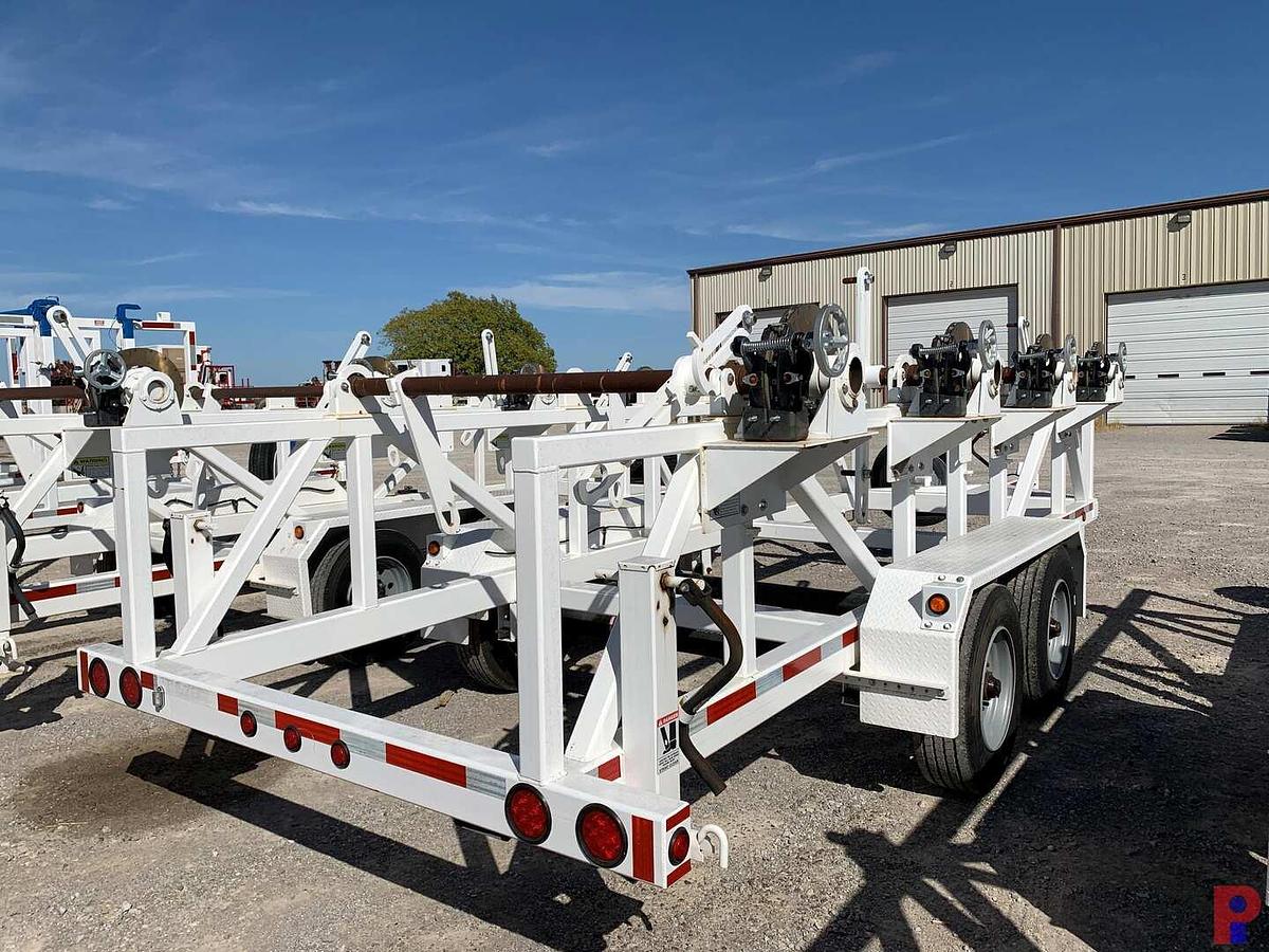 Used 2025 ANACONDA MFG LLC 26’ T/A PINTLE HITCH 4 REEL TRAILER