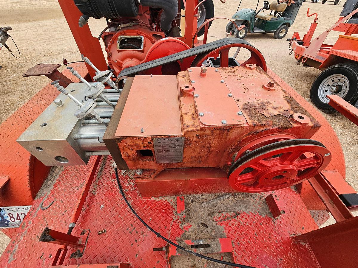 Used Reliable Pumps RD105DHT HYDROSTATIC TEST TRAILER