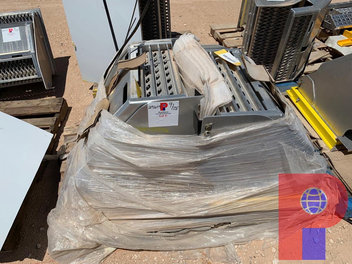 Used (10) ALUMINUM STEPS