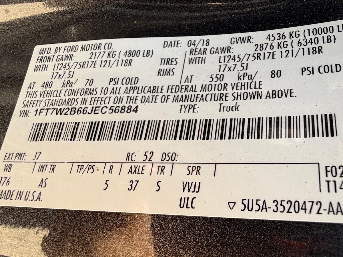 Used 2018 FORD F-250 SUPER DUTY