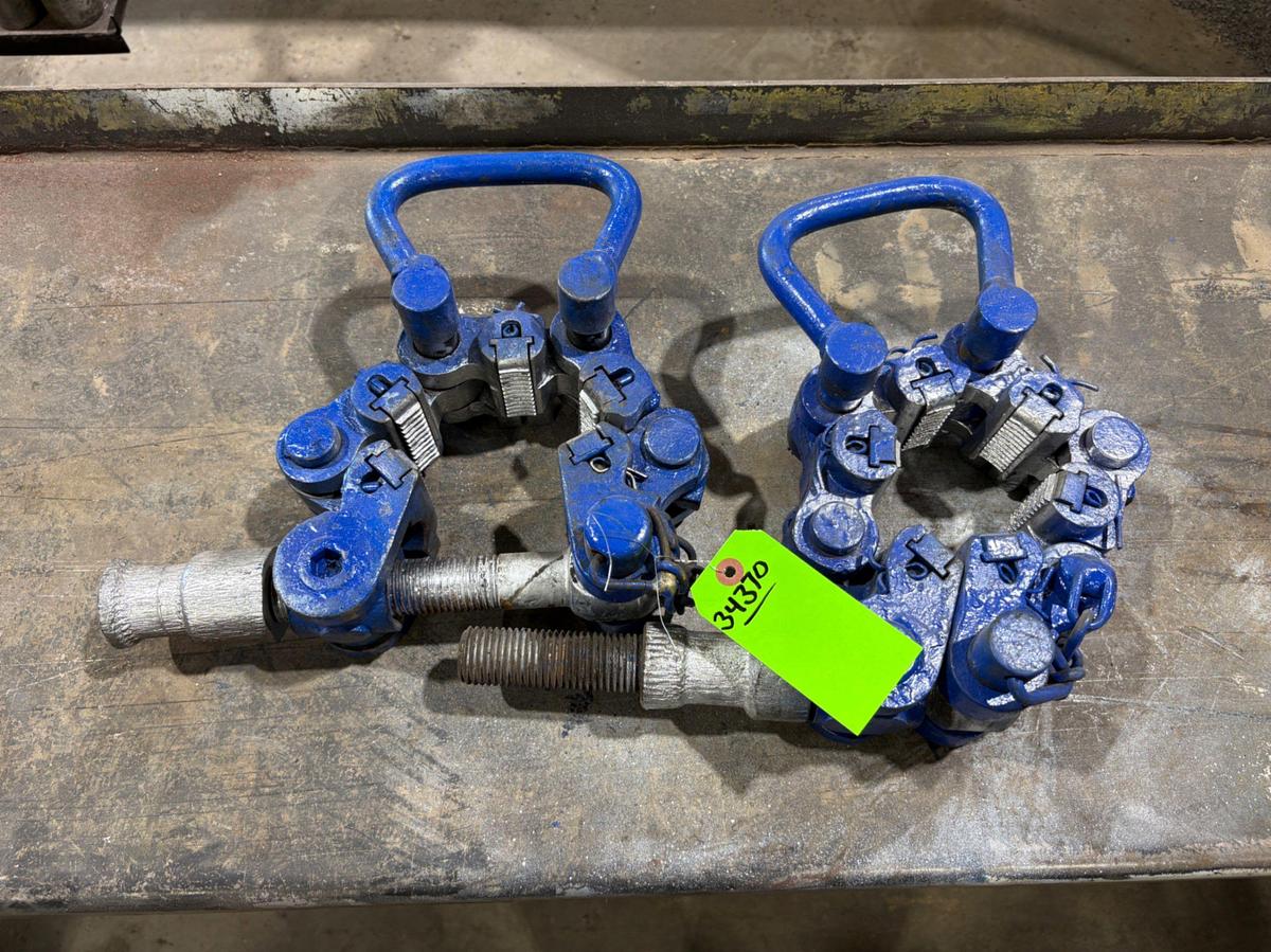 Used (2x$) 5-segment & 6-segment safety clamps