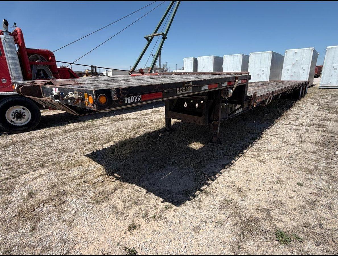 Used 2009 Doonan Tri-Axle Oilfield Step Deck Trailer