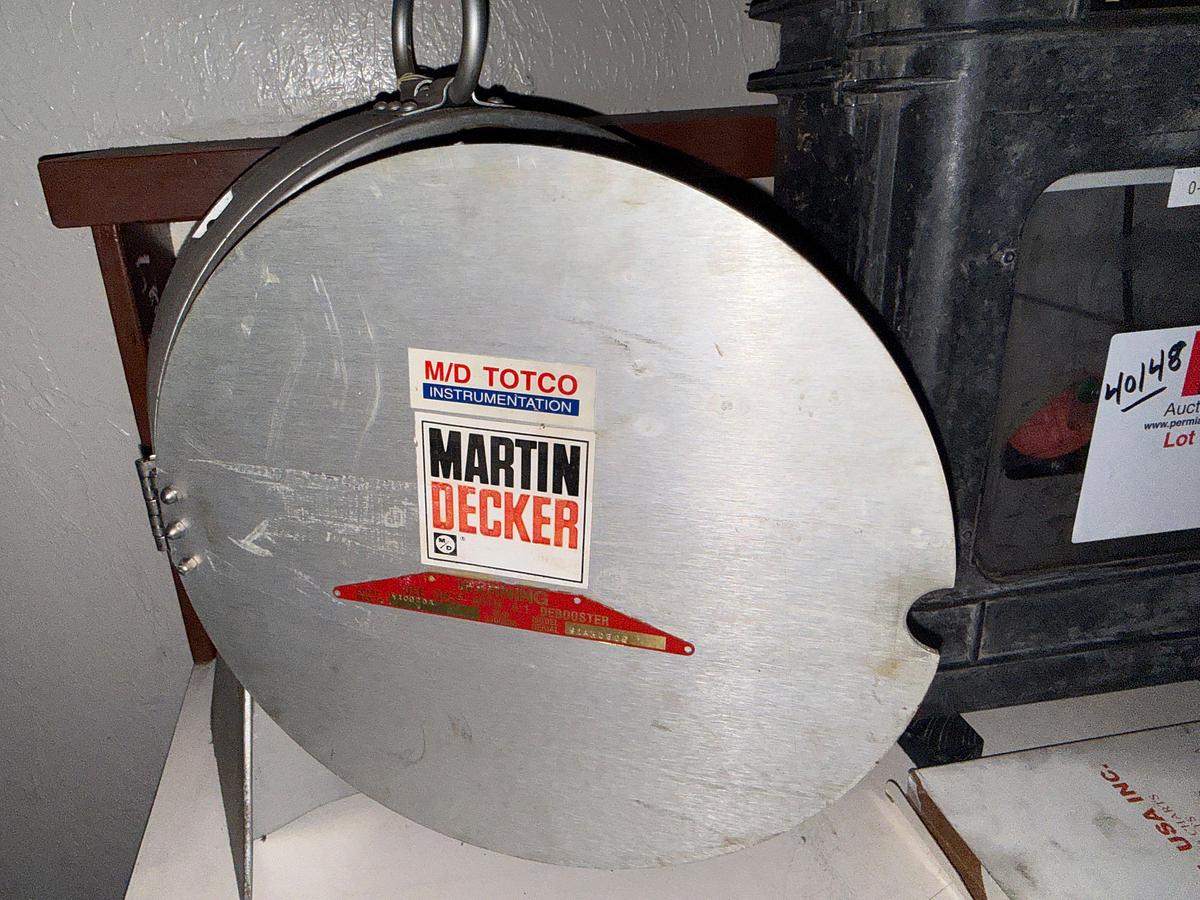 Used (1) MARTIN DECKER CP772M 4910 PSI (2) 20K PSI CHART RECORDERS