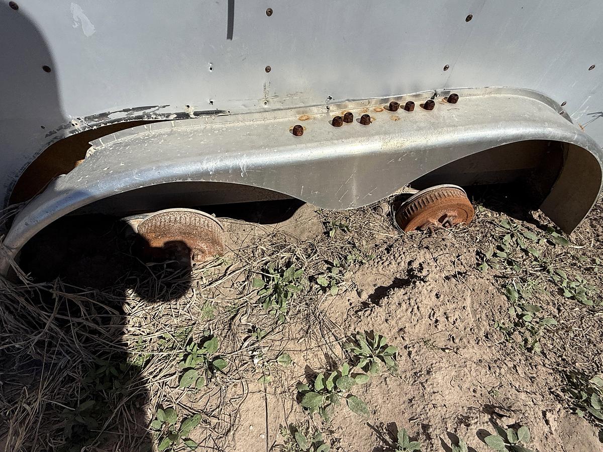 Used 12’ T/A BUMPER PULL DOGHOUSE TRAILER (DAMAGED, INOP)