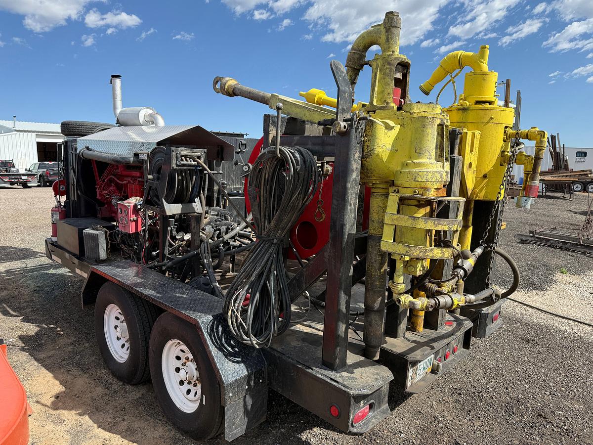 Used (1) EVCO 2.5 & (1) IRI 150-TON POWER SWIVELS MTD. ON 2004 SPME 14’ T/A GOOSENECK TRAILER