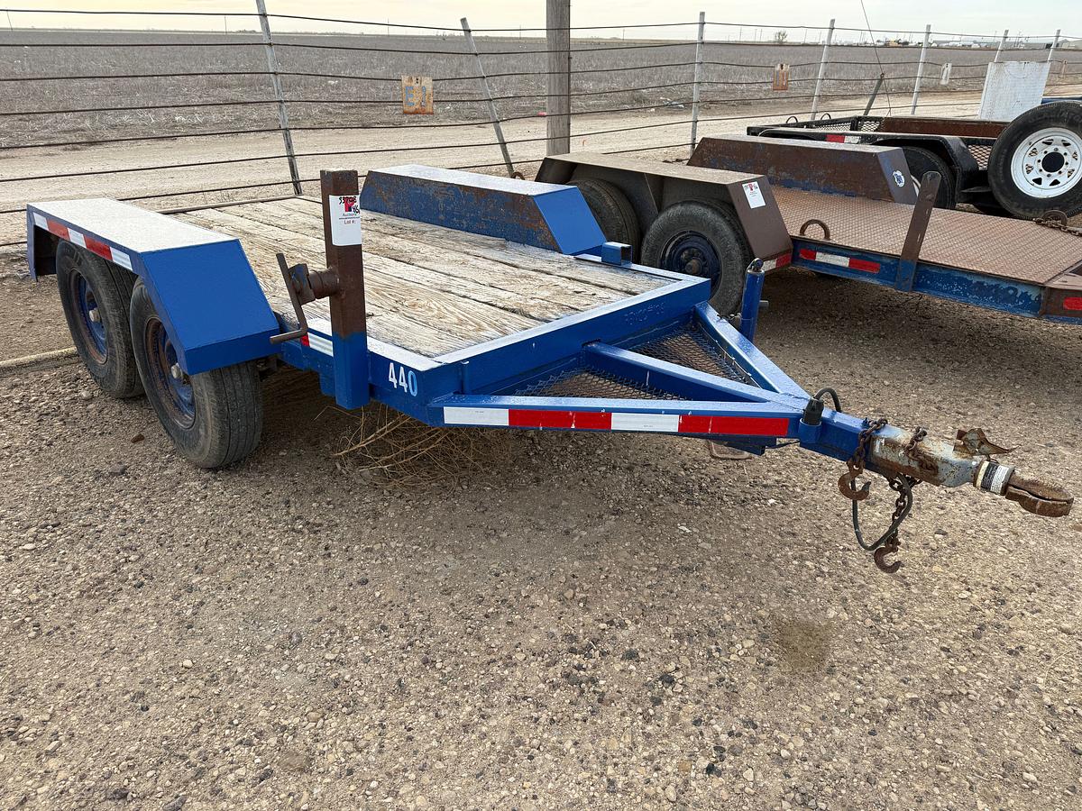 Used 10’ X 79” T/A BUMPER PULL UTILITY TRAILER